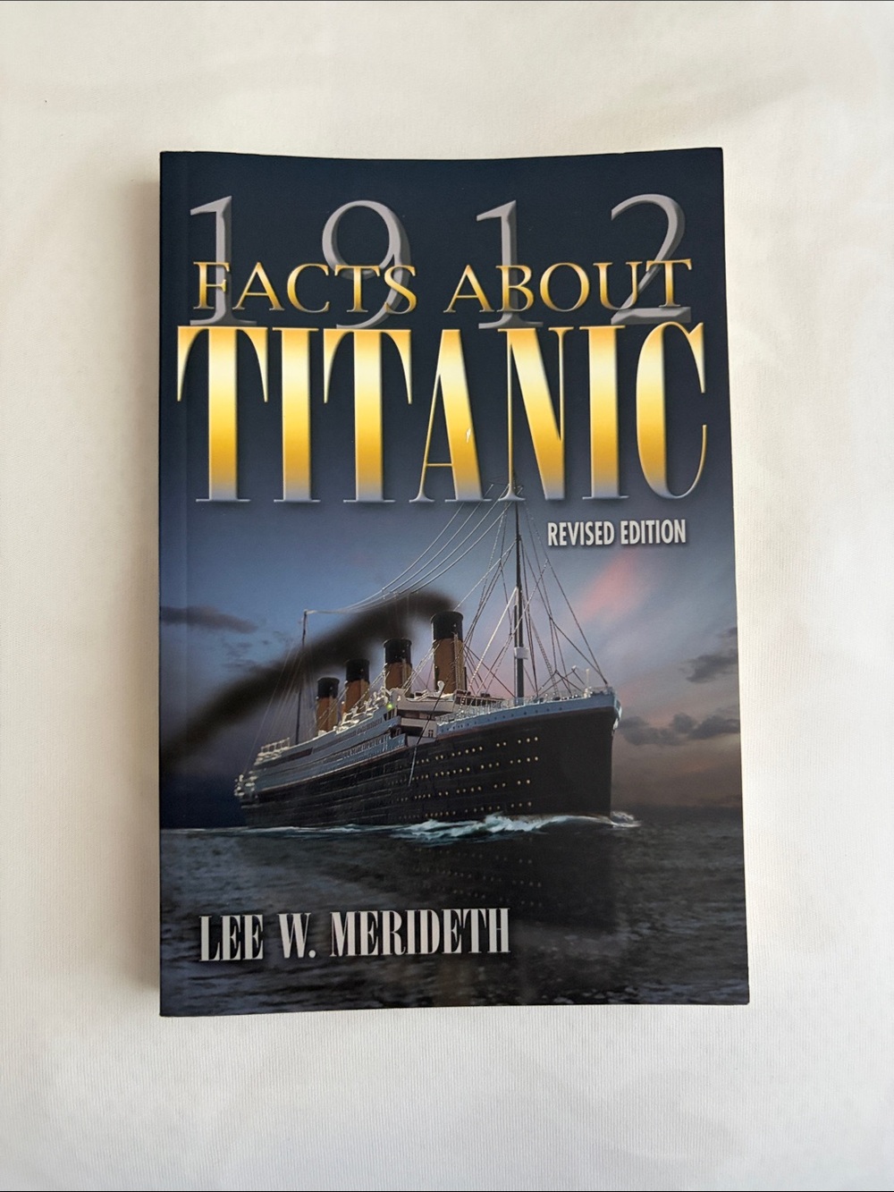 Facts About Titanic - Navy Blue Hardcover by